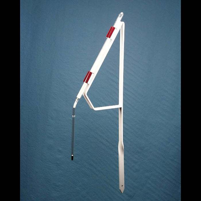Erdbodenwinkelthermometer with 50cm depth and 0.2K graduation.
