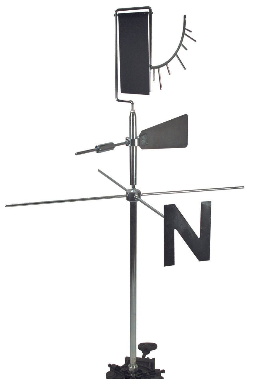 Windfahne nach Wild showing wind direction and strength, featuring durable and low-maintenance design.