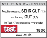 Haar-Hygrometer mit natürlichem Haaar