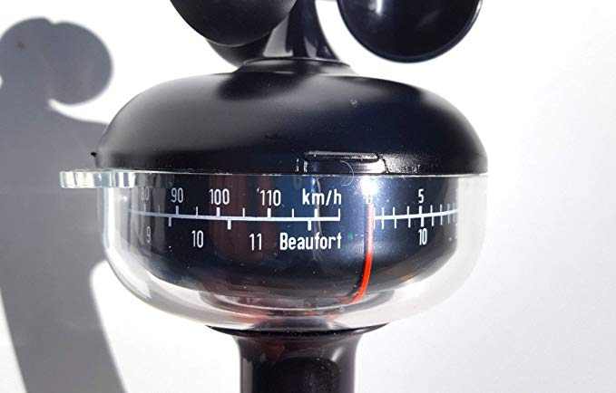 Analoger Handwindmesser zur Bestimmung der Windgeschwindigkeit Anemo WP4