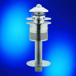 WS3100 Referenzsensor für Lufttemperatur, Luftfeuchte und Luftdruck mit Strahlenschutz.