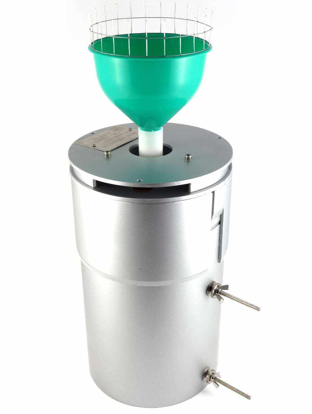 Palmex Regen Sammler RS1 mit Vogelschutz und doppelwandigem PVC-Gehäuse.