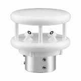 Ultraschall-Windsensor V200A with plastic housing and 20W heater for precise wind measurement.