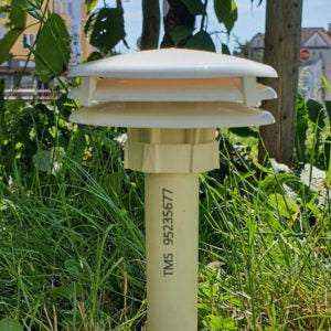 Bodenfeuchtedatenlogger TMS-4 Standard in outdoor environment for temperature and moisture measurement.