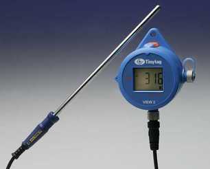 Einkanaldatenlogger mit LCD-Display für externe PT100-Sonde