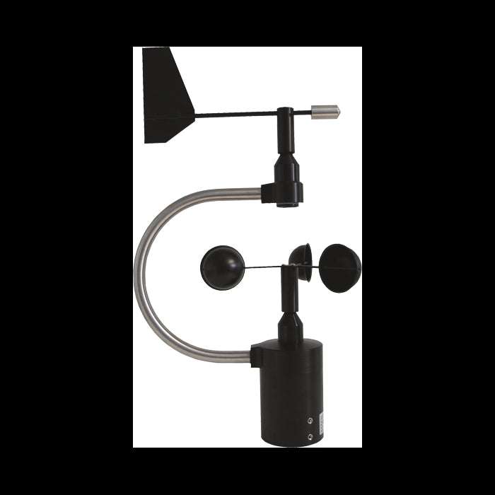Robuster kombinierter Windsensor ARCO-SDI12 aus seewasserbeständigem Aluminium.