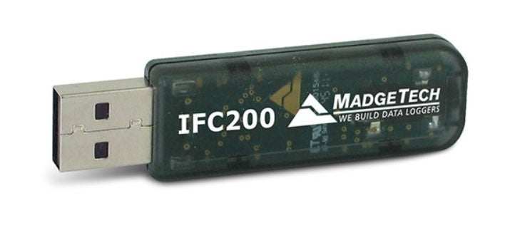 IFC200 Datenlogger Interfacekabel with USB connector for MadgeTech software communication.