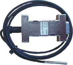 Digitales Temperatur-Messgerät mit Kabel und Sensor, ideal für präzise Temperaturmessung.