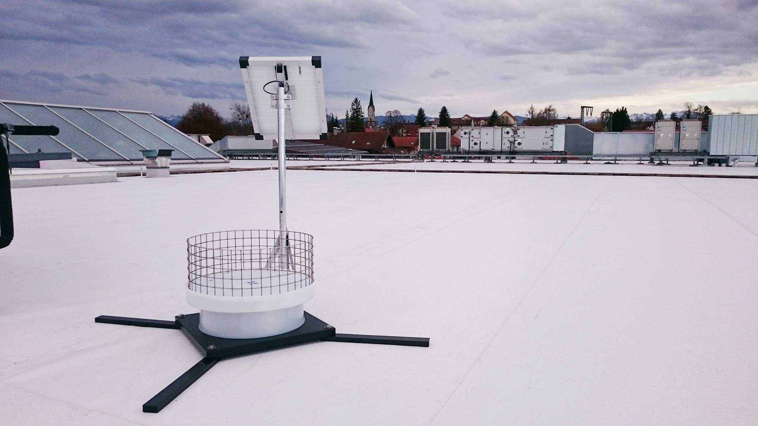 Diagramm zur Wasseräquivalent der Schneedecke mit spezifischen Werten verschiedener Schneearten
