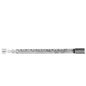 Minimumthermometer with alcohol filling, range -40 to +40°C, 0.5K divisions, glass design.