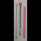 Erdbodentiefenthermometer 100cm mit Schutzrohr für präzise Bodentemperaturmessung.