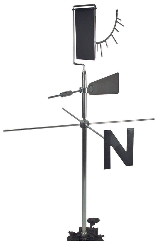 Windfahne nach Wild showing wind direction and strength, featuring durable and low-maintenance design.