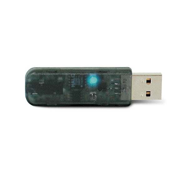 USB Anschlusskabel DCM 200 with LED indicators for data communication and device status.