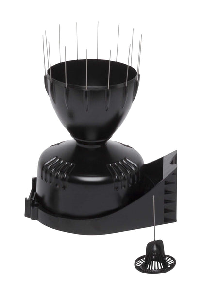 Automatischer Regenmesser Davis Aero-Cone aus UV-beständigem Kunststoff mit aerodynamischem Design.