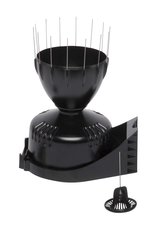 Automatischer Regenmesser Davis Aero-Cone aus UV-beständigem Kunststoff mit aerodynamischem Design.