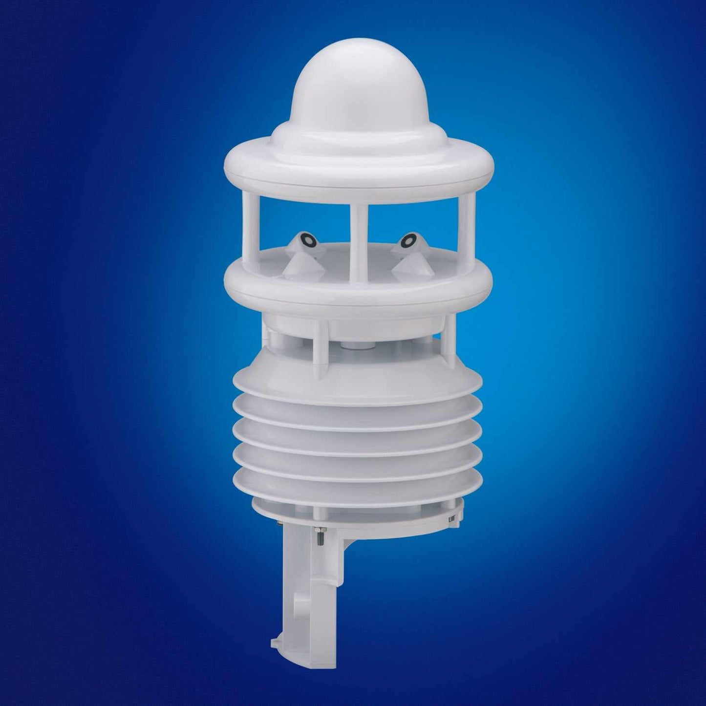 WS600 Wettersensor for measuring temperature, humidity, precipitation, wind, and air pressure.