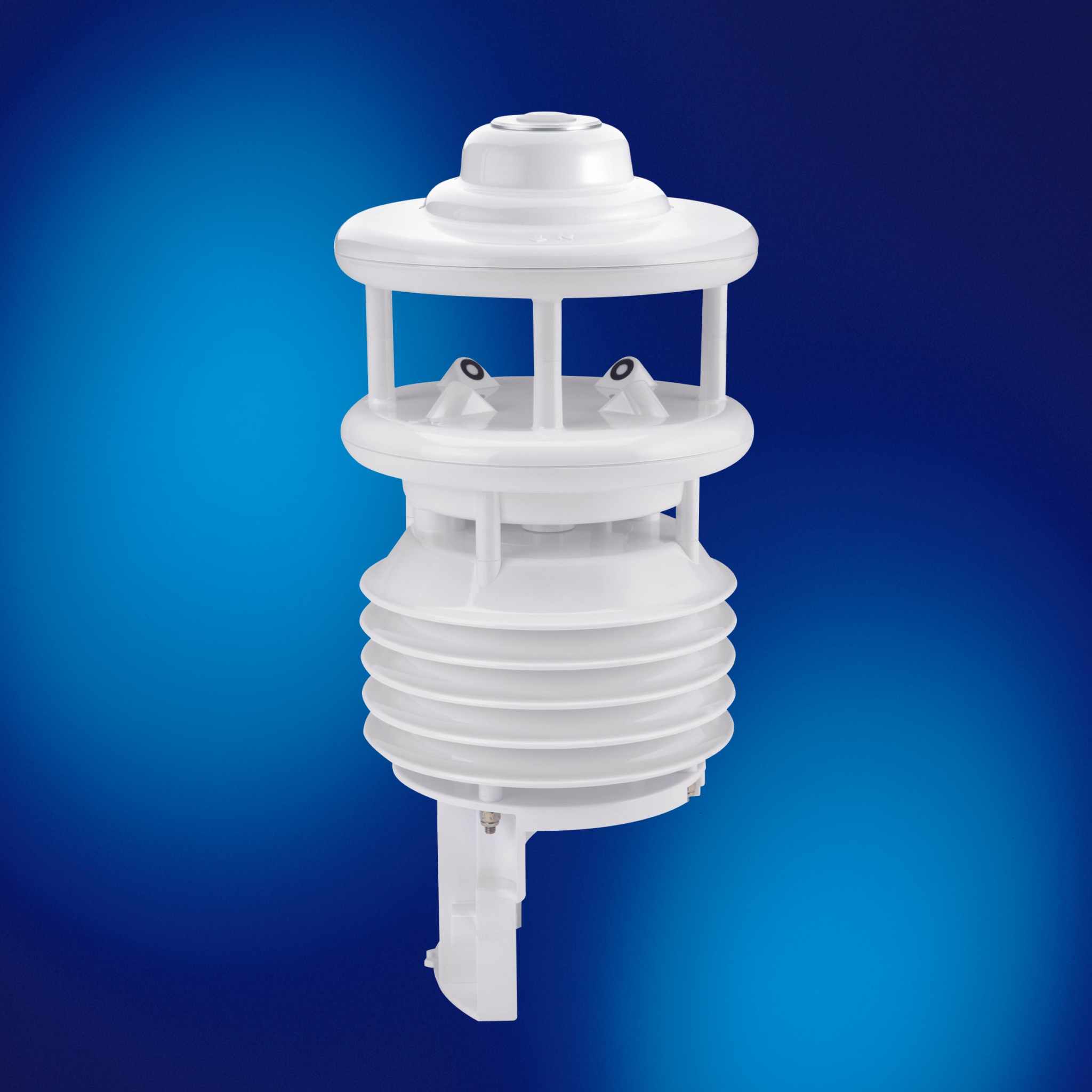 All-in-one wettersensor for temperature, humidity, pressure, wind, and radiation measurement.