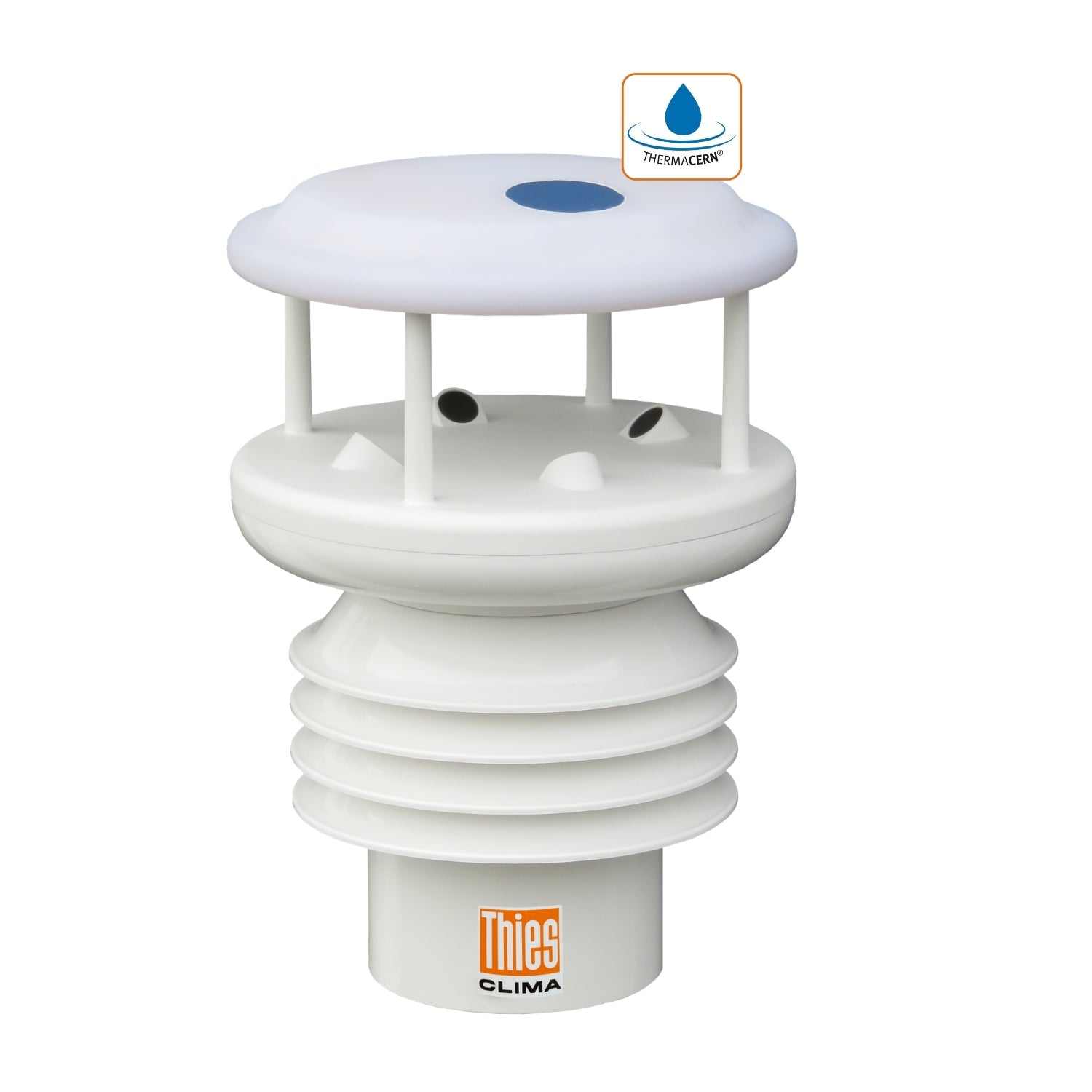 Kompakter CLIMA Ultraschall-Klimasensor für präzise Wetterdatenerfassung bei Wind, Niederschlag, Temperatur und Luftfeuchtigkeit