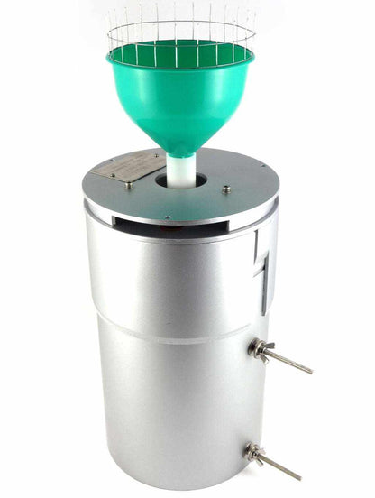 Palmex Regen Sammler RS1 mit Vogelschutz und doppelwandigem PVC-Gehäuse.