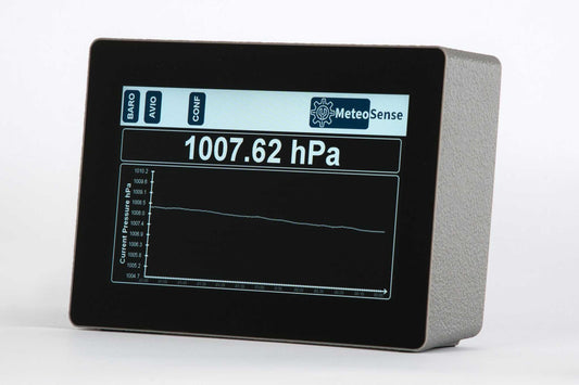 Digitaler Barograph HIM800D mit LCD Touchdisplay, Messbereich: 400 bis 1200 hPa@±0.015 hPa