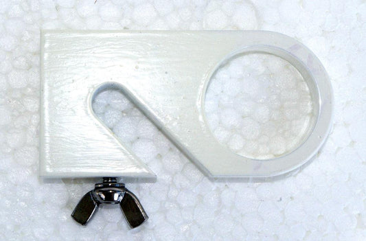 Pulverbeschichteter Wassergefässhalter aus Kunststoff für Psychrometer.