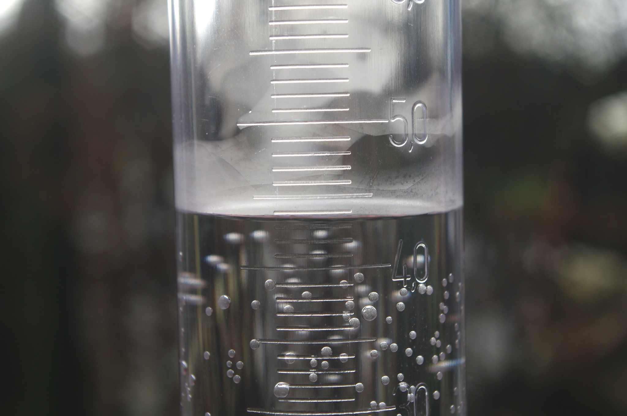 	Ersatzmessglas für den Hellmann-Niederschlagsmesser aus transparentem Kunststoff, Messbereich 0-10 mm, geeignet für 200 cm² und 500 cm².