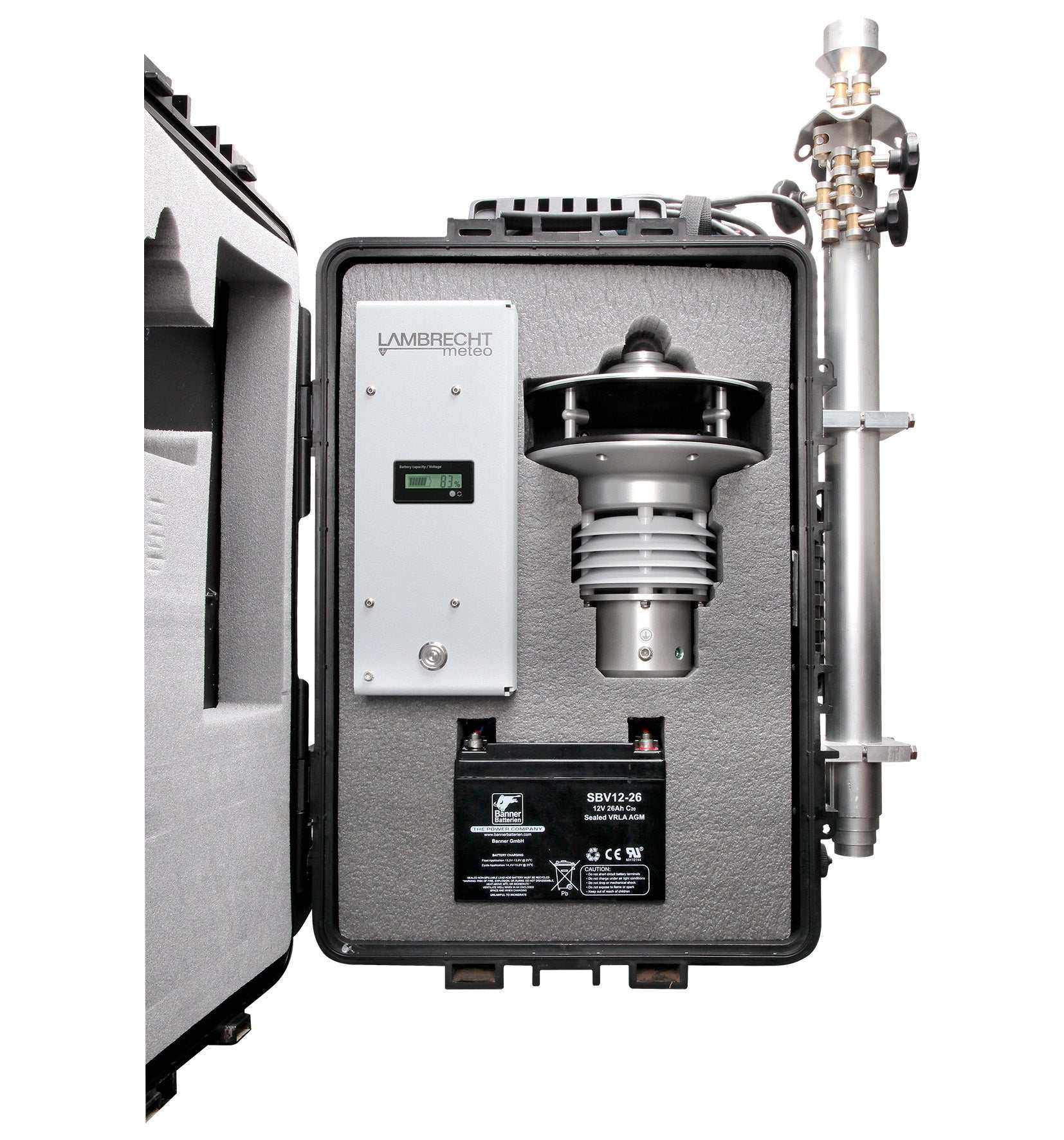 Mobile Wetterstation - Automatische  Wetterstation mit 7 Parametern