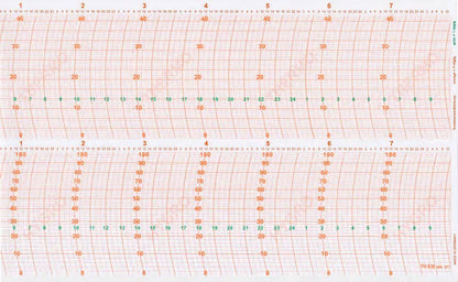 Lufft-Ersatzschreibstreifen für 31 Tage Thermohygrographen mit Diagrammstreifen und Skalen
