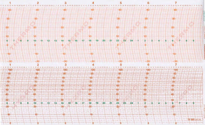 Lufft-Ersatzschreibstreifen für Thermohygrographen