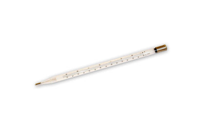 Hütten-Psychrometer-Thermometer Messbereich -30 bis 60 Grad Celsius mit Kunststoffkappe und Präzisionsglas