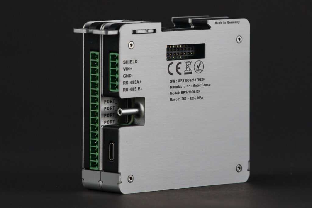 Digitaler Präzisionsluftdrucksensor BPS-1000 mit dreifacher Absicherung und hohem Messbereich von 400 bis 1200 hPa