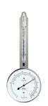 Polymeter hygrometer-thermometer for measuring air temperature and humidity.
