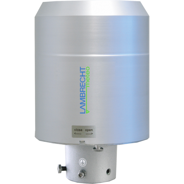 Compact and precise Niederschlagsmesser rain[e] with advanced weighing technology and self-emptying mechanism.