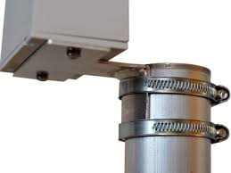 Komplettset  Automatischer Regenmesser HIM2 mit zwei Reedkontakten 200cm2 mit halter