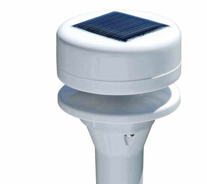 Kombinierter Ultraschallwindsensor CV7 mit Solarversorgung und kompakter Bauweise.