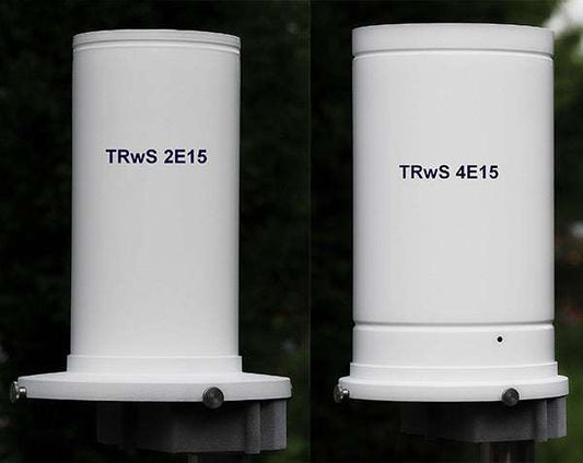 Automatischer selbstentleerender Niederschlagsmesser TRWS 4E15 für präzise Wetterdaten.