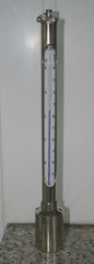 Wasser-Schöpfthermometer with mercury glass thermometer and metal casing for measuring water temperatures.